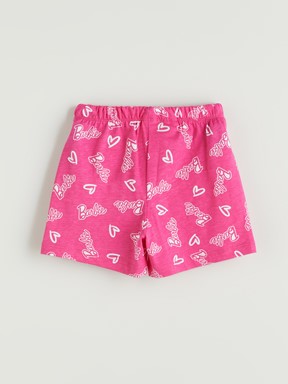 Şortlu Pijama Takımı PEMBE BASKILI