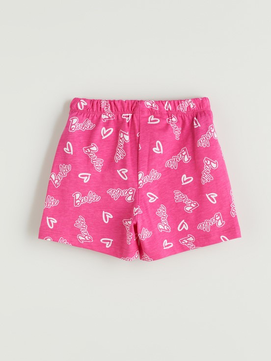 Şortlu Pijama Takımı PEMBE BASKILI