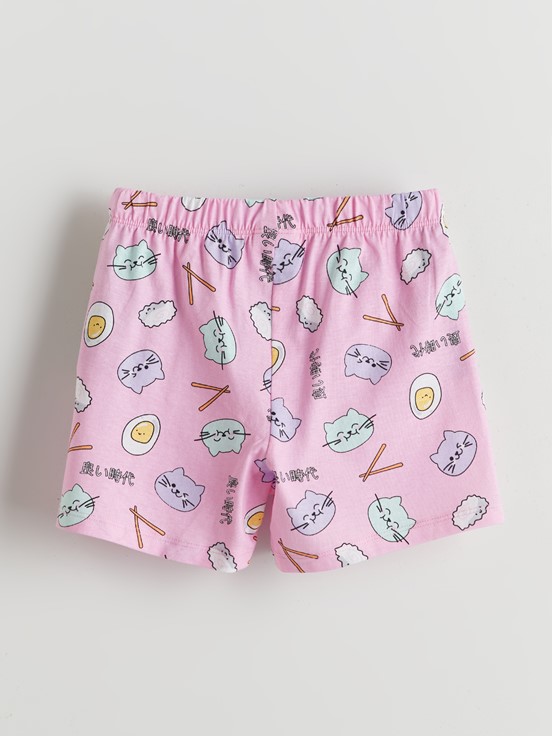 Şortlu Pijama Takımı UÇUK SUYEŞİLİ