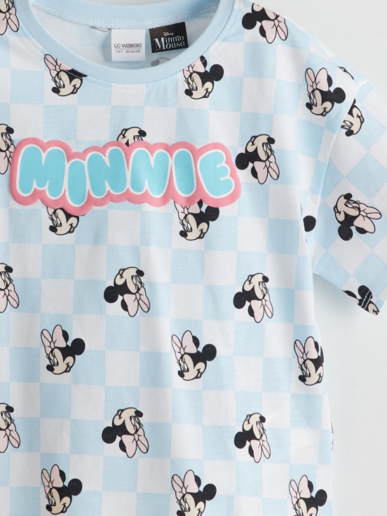 Şortlu Pijama Takımı BEYAZ BASKILI