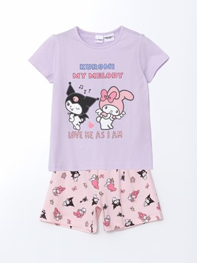 Şortlu Pijama Takımı LİLA