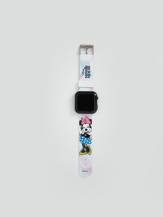 Minnie Mouse Baskılı Kız Çocuk Dijital Kol Saati KARIŞIK