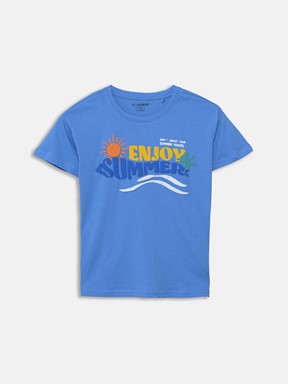 Şortlu Pijama Takımı ORTA MAVİ