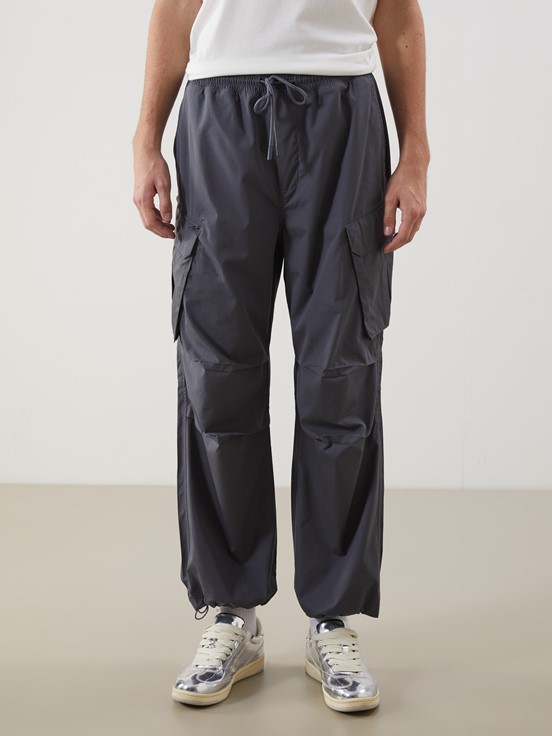 LCW CLASSIC Rahat Kalıp Gabardin Erkek Kargo Pantolon ANTRASİT
