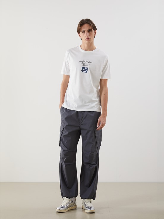 LCW CLASSIC Rahat Kalıp Gabardin Erkek Kargo Pantolon ANTRASİT