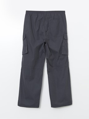 LCW CLASSIC Rahat Kalıp Gabardin Erkek Kargo Pantolon ANTRASİT