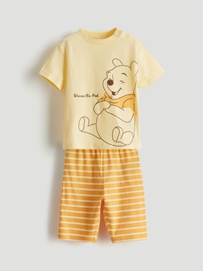 Şortlu Pijama Takımı SARI