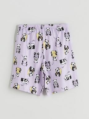 Pijama Alt LİLA BASKILI