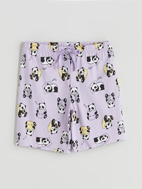 Pijama Alt LİLA BASKILI