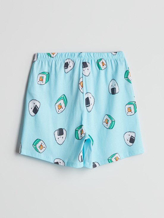 Pijama Alt AÇIK MAVİ BASKILI