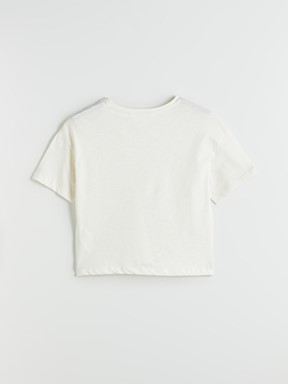 Şortlu Pijama Takımı EKRU ÇİZGİLİ