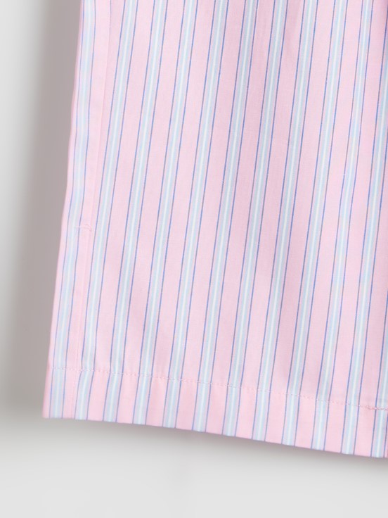 Pantolon PEMBE ÇİZGİLİ