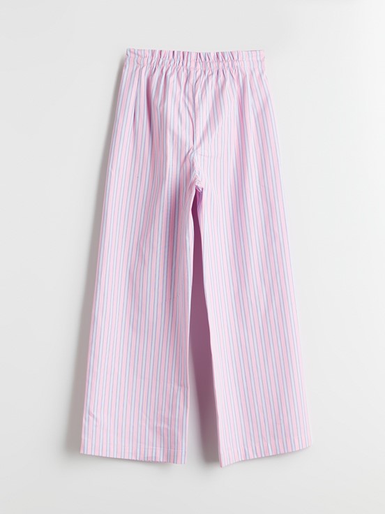 Pantolon PEMBE ÇİZGİLİ