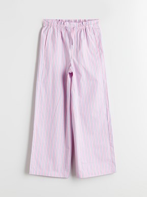 Pantolon PEMBE ÇİZGİLİ