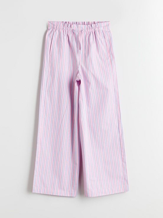 Pantolon PEMBE ÇİZGİLİ