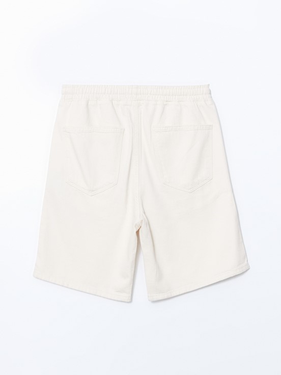 Jean Şort EKRU