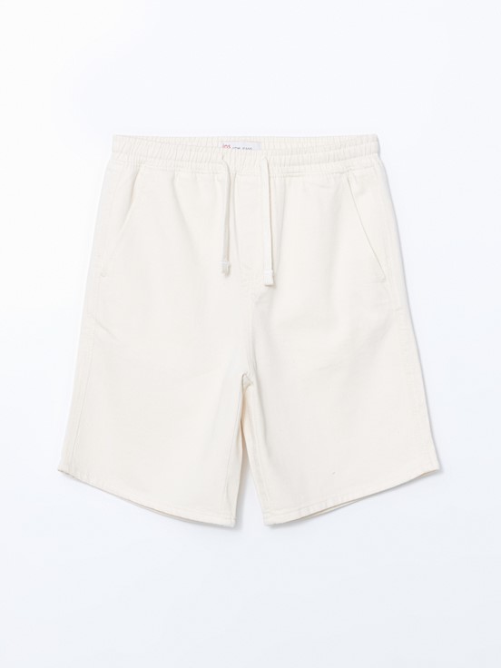 Jean Şort EKRU