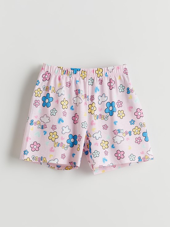 Şortlu Pijama Takımı UÇUK SUYEŞİLİ