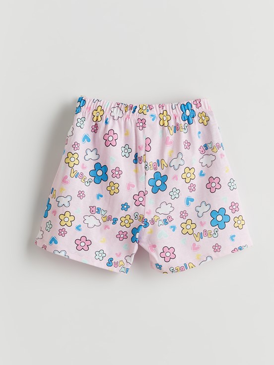 Şortlu Pijama Takımı UÇUK SUYEŞİLİ