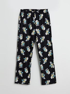 Pijama Takım SİYAH BASKILI