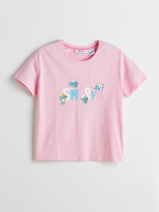 Şortlu Pijama Takımı PEMBE BASKILI