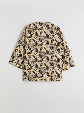 Kimono KAHVERENGİ BASKILI
