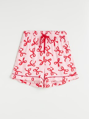 Şortlu Pijama Takımı AÇIK PEMBE BASKILI