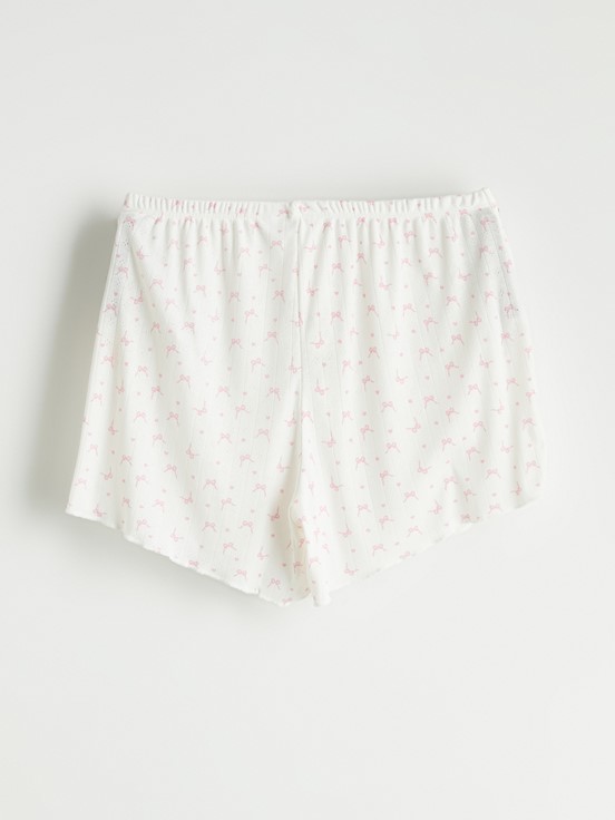 Pijama Alt EKRU BASKILI