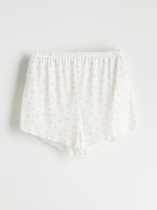 Pijama Alt EKRU BASKILI