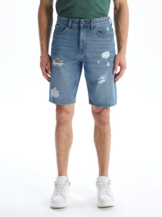 Jean Şort ORTA İNDİGO RODEO