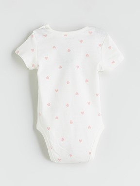 Çıtçıtlı Body EKRU BASKILI