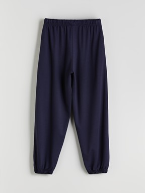 XSIDE Beli Lastikli Kadın Jogger Eşofman Altı LACİVERT