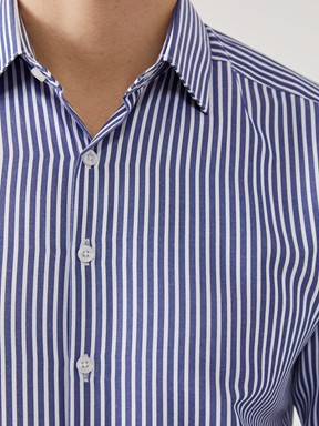 Gömlek LACİVERT ÇİZGİLİ