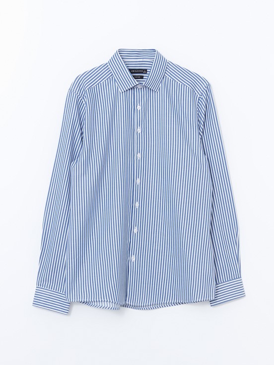 Gömlek LACİVERT ÇİZGİLİ