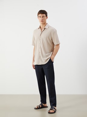 Chino Pantolon İNDİGO MELANJ