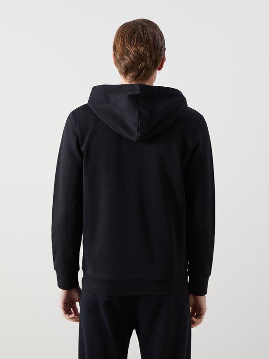 Fermuarlı Sweatshirt YENİ SİYAH