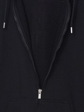 Fermuarlı Sweatshirt YENİ SİYAH