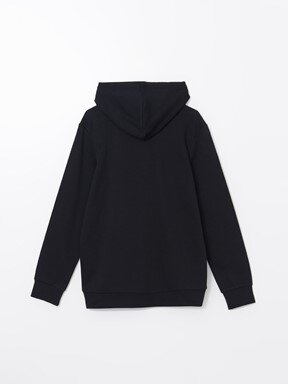 Fermuarlı Sweatshirt YENİ SİYAH
