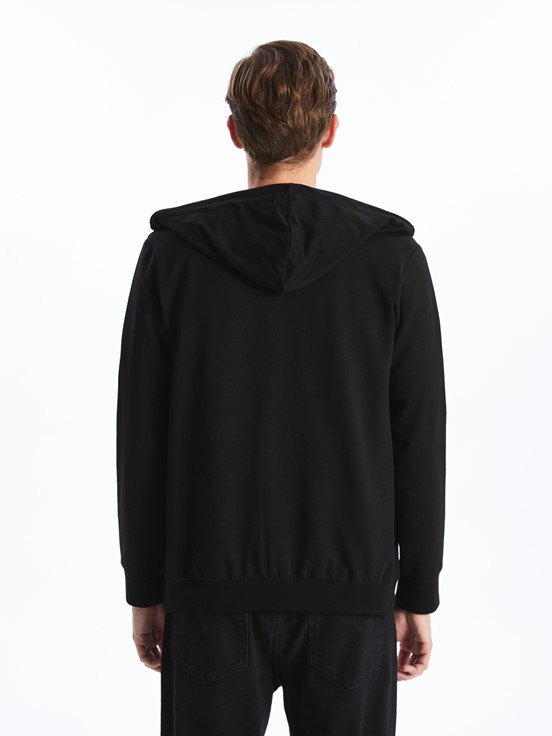 Fermuarlı Sweatshirt YENİ SİYAH