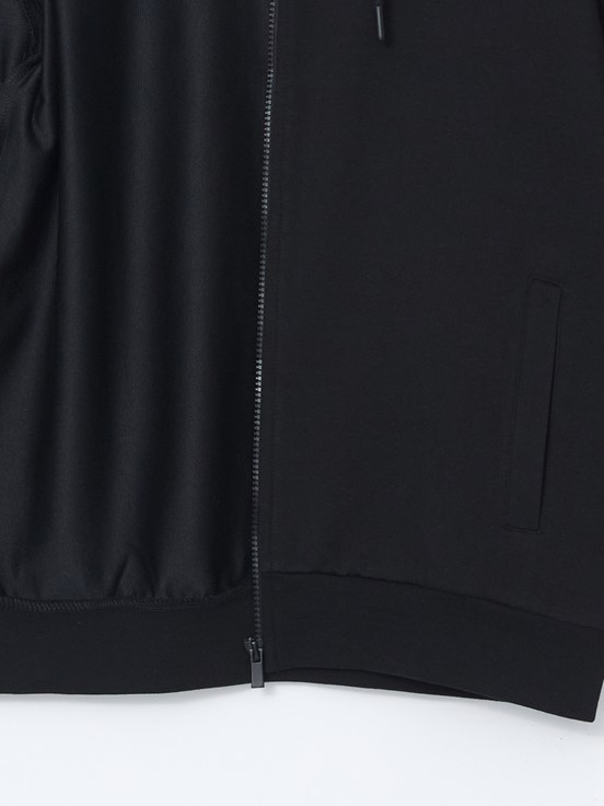 Fermuarlı Sweatshirt YENİ SİYAH