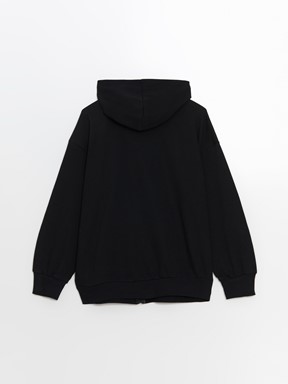 Fermuarlı Sweatshirt YENİ SİYAH