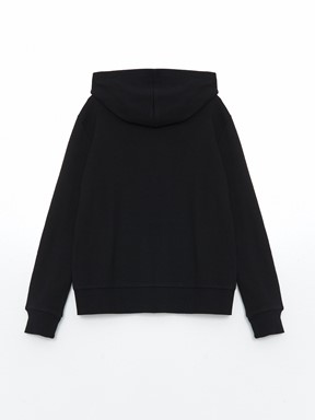 Fermuarlı Sweatshirt YENİ SİYAH