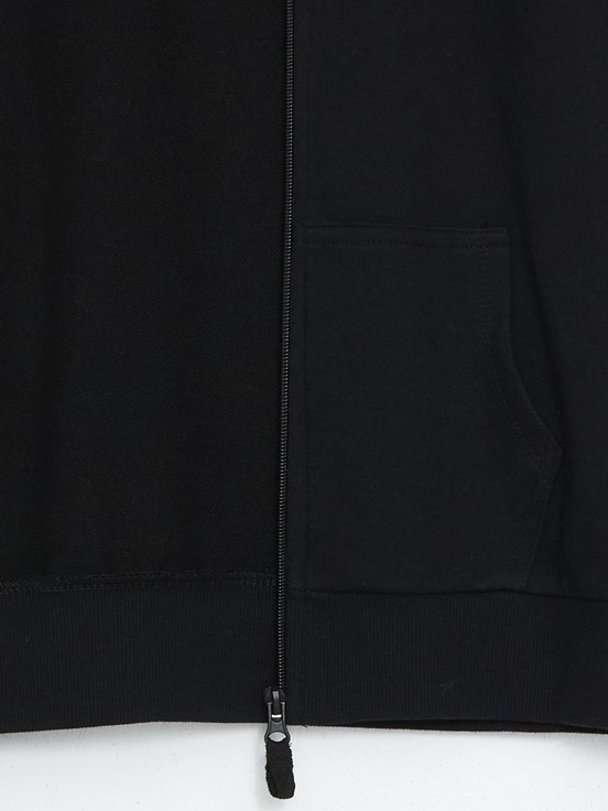 Fermuarlı Sweatshirt YENİ SİYAH