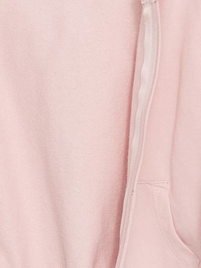 Fermuarlı Sweatshirt MAT PEMBE
