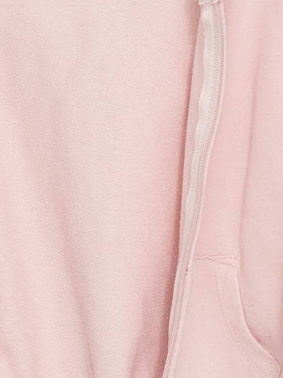 Fermuarlı Sweatshirt MAT PEMBE