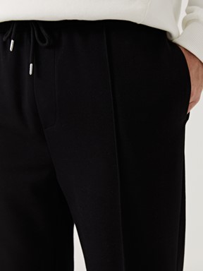 Standart Kalıp Erkek Jogger Eşofman Altı YENİ SİYAH