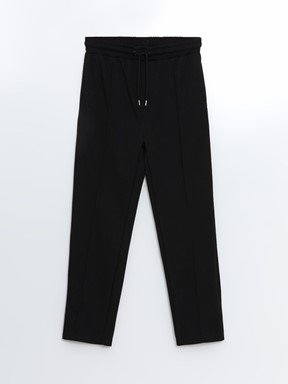 Standart Kalıp Erkek Jogger Eşofman Altı YENİ SİYAH