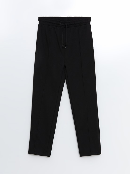 Standart Kalıp Erkek Jogger Eşofman Altı YENİ SİYAH
