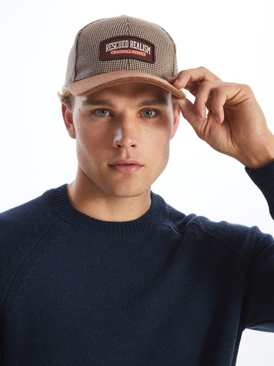 Kep Şapka KAHVERENGİ EKOSELİ