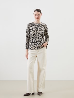 Tişört BEJ BASKILI